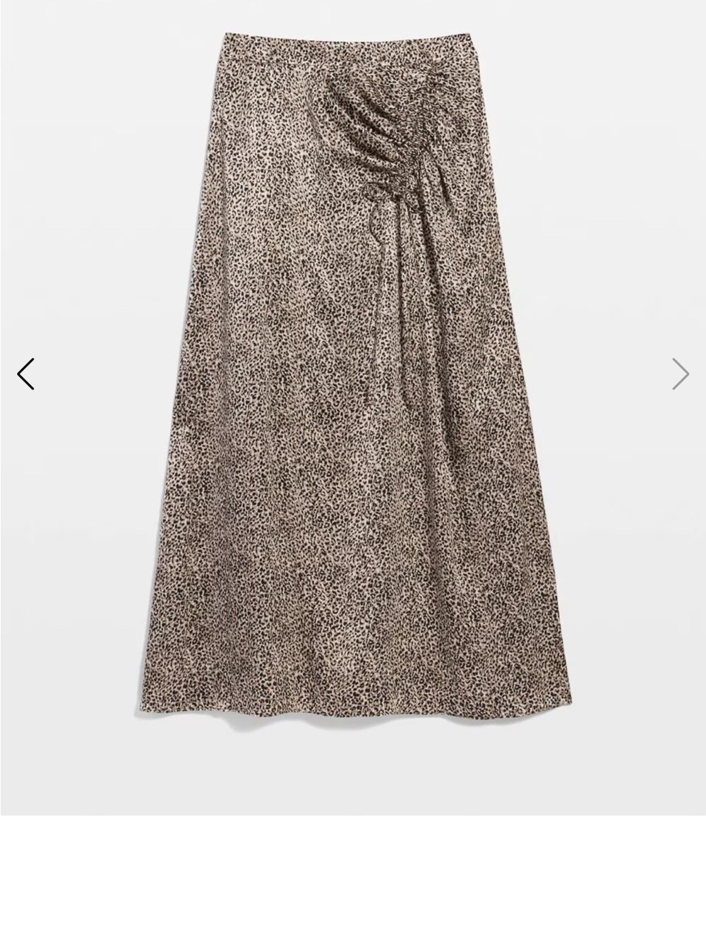 White House Black Market Black and White Leopard Print Maxi Skirt - Picture 3 of 10